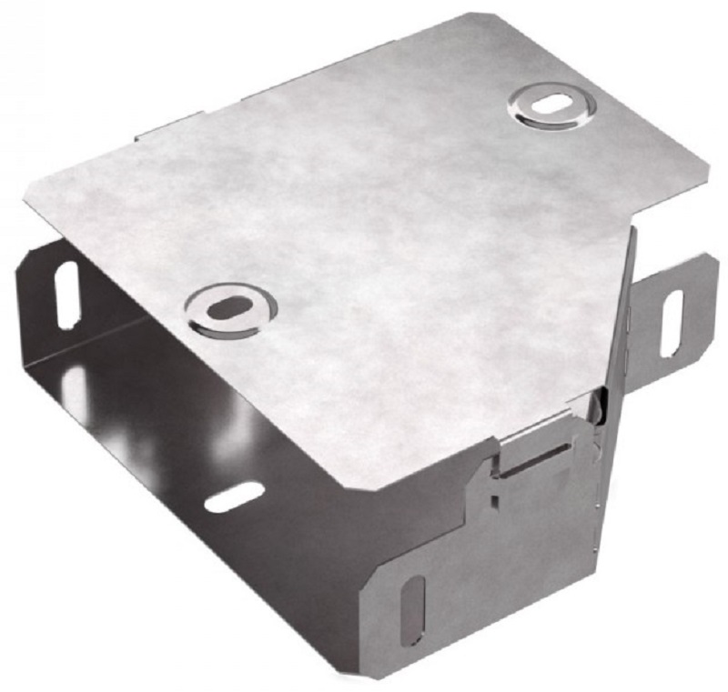 Переходник левый для лотка с крышкой Промрукав Стандарт 100х50х50 фото Переходник левый для лотка с крышкой Промрукав Стандарт 100х50х50 картинка